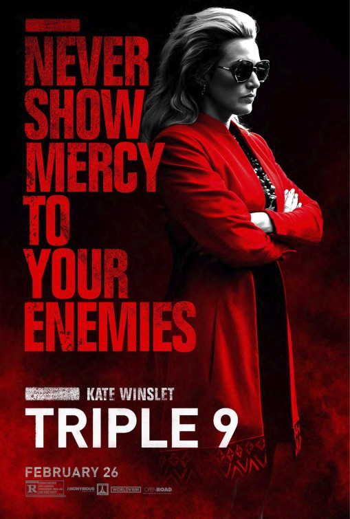 1000 piece jigsaw puzzle for the movie poster: Triple 9 (2016) ver12