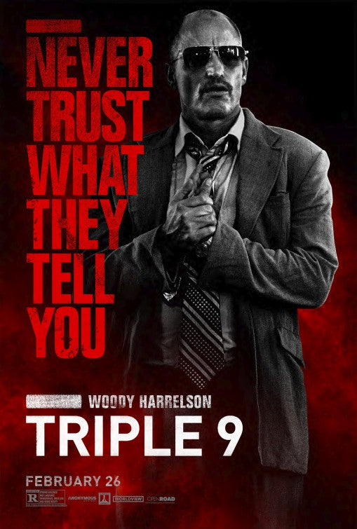 1000 piece jigsaw puzzle for the movie poster: Triple 9 (2016) ver13