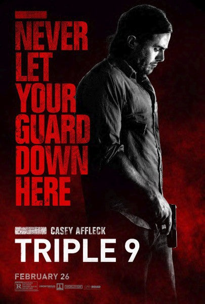 1000 piece jigsaw puzzle for the movie poster: Triple 9 (2016) ver14