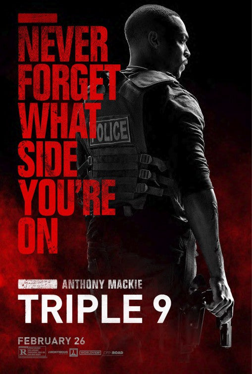 1000 piece jigsaw puzzle for the movie poster: Triple 9 (2016) ver15