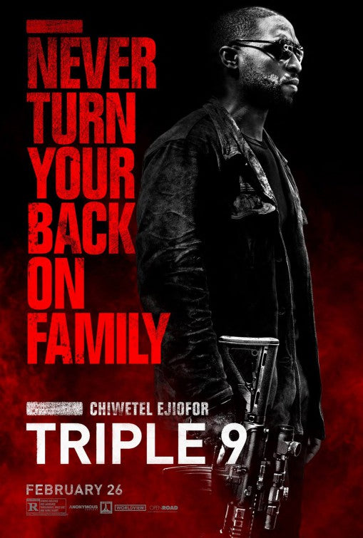 1000 piece jigsaw puzzle for the movie poster: Triple 9 (2016) ver16