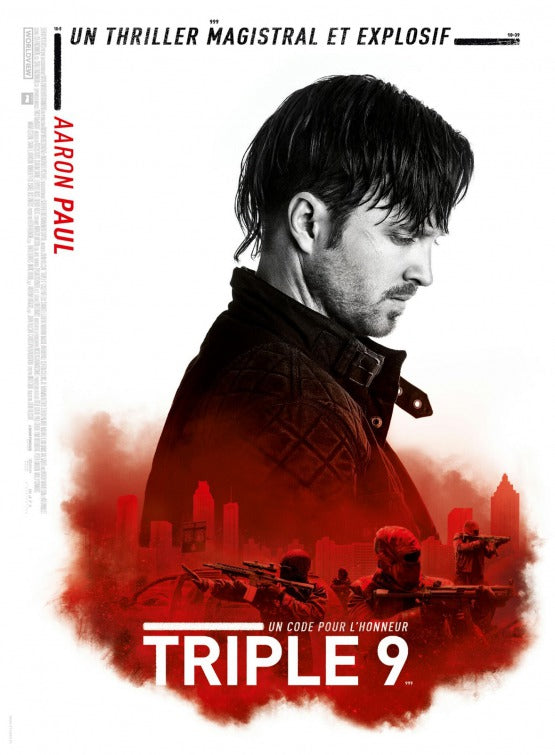 1000 piece jigsaw puzzle for the movie poster: Triple 9 (2016) ver21