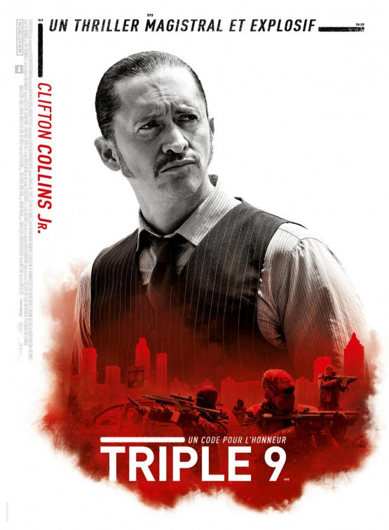 1000 piece jigsaw puzzle for the movie poster: Triple 9 (2016) ver25