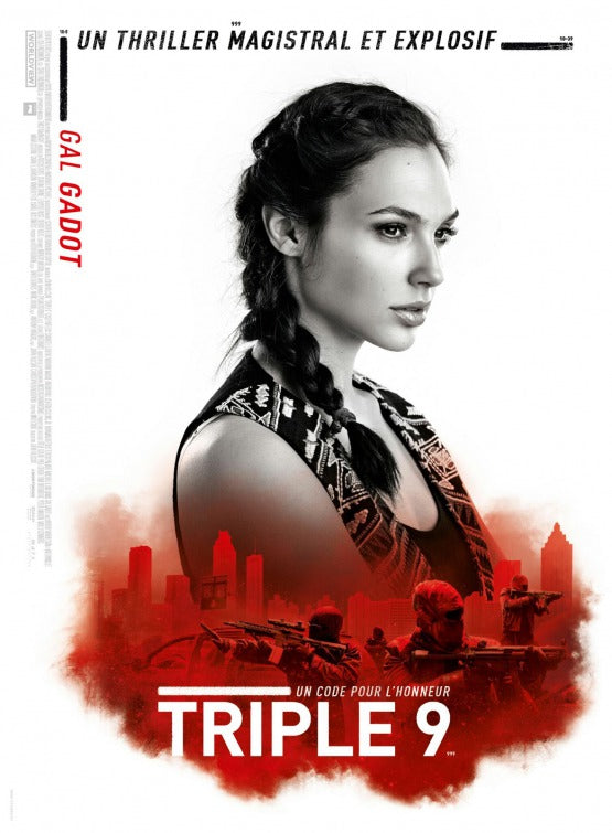 1000 piece jigsaw puzzle for the movie poster: Triple 9 (2016) ver26