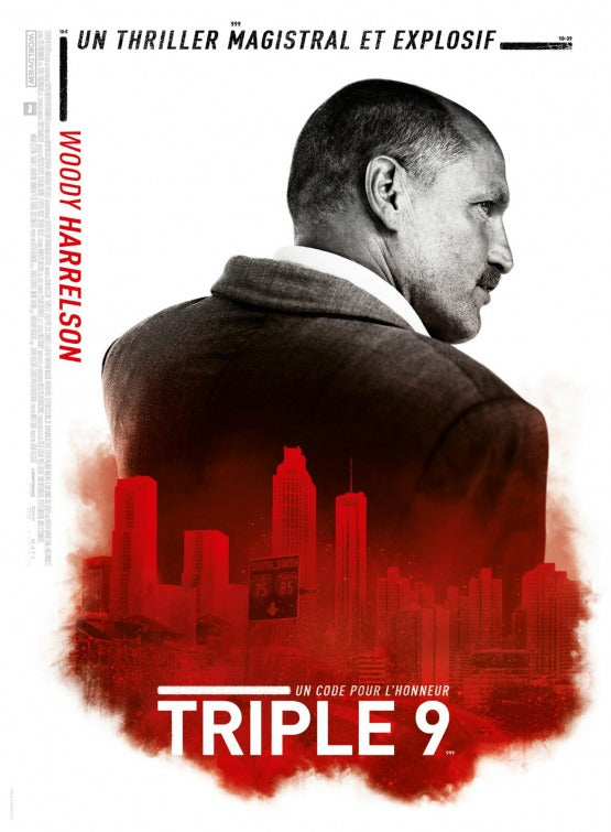 1000 piece jigsaw puzzle for the movie poster: Triple 9 (2016) ver29