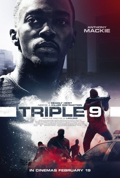 1000 piece jigsaw puzzle for the movie poster: Triple 9 (2016) ver4