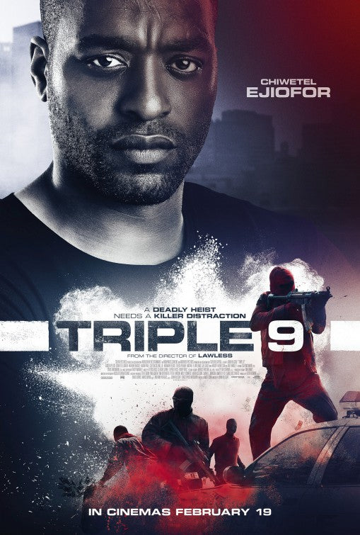 1000 piece jigsaw puzzle for the movie poster: Triple 9 (2016) ver6