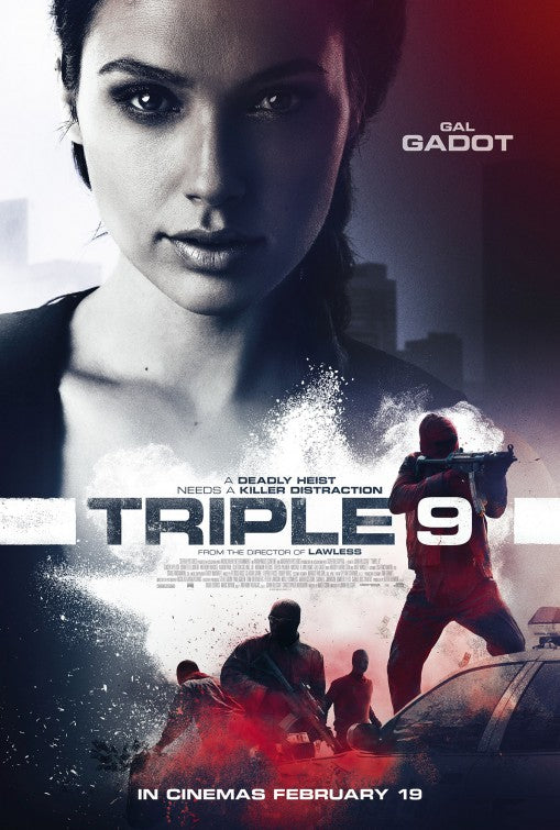 1000 piece jigsaw puzzle for the movie poster: Triple 9 (2016) ver8