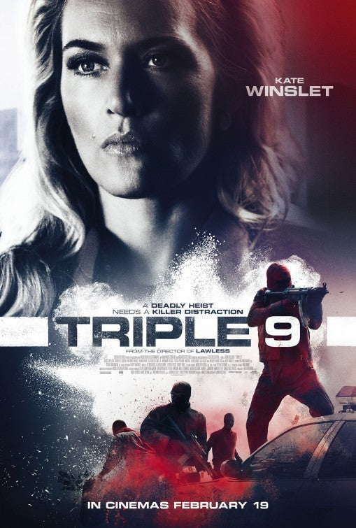 1000 piece jigsaw puzzle for the movie poster: Triple 9 (2016) ver9