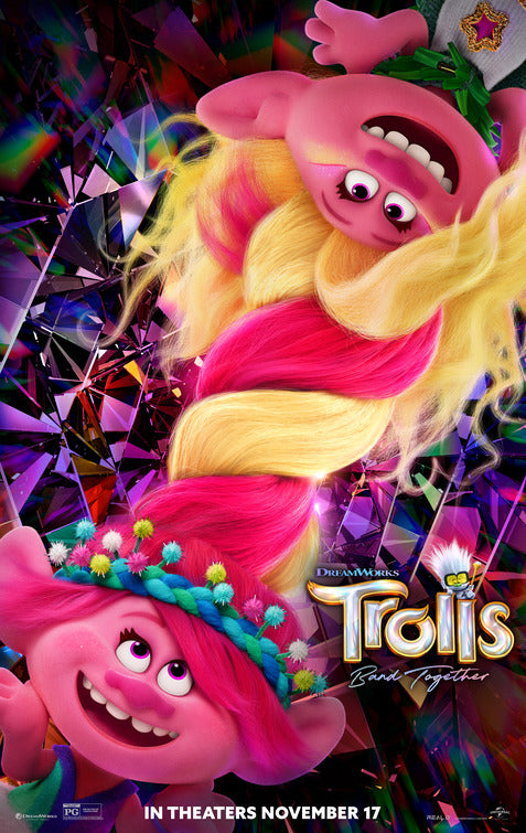 1000 piece jigsaw puzzle for the movie poster: Trolls Band Together (2023) ver2