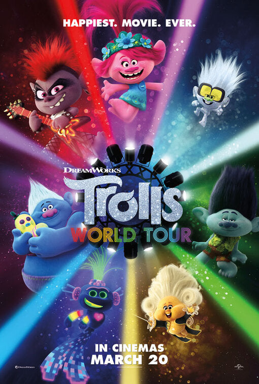 1000 piece jigsaw puzzle for the movie poster: Trolls World Tour (2020) ver34