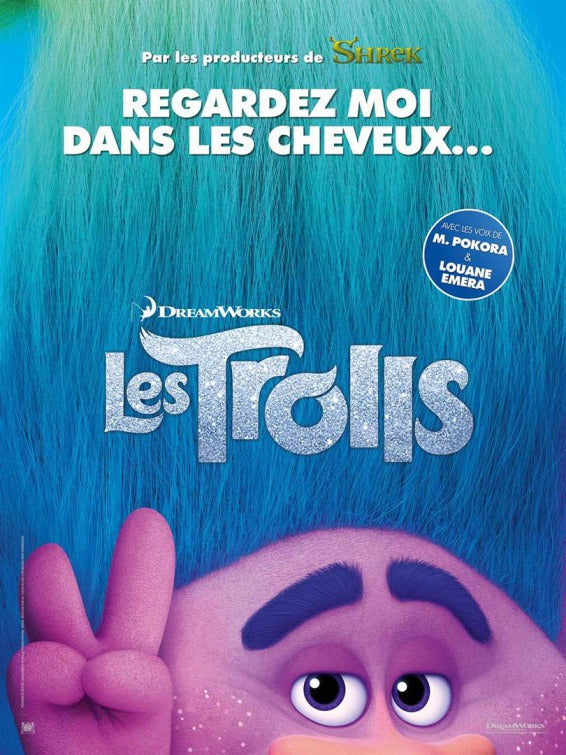 1000 piece jigsaw puzzle for the movie poster: Trolls (2016) ver10