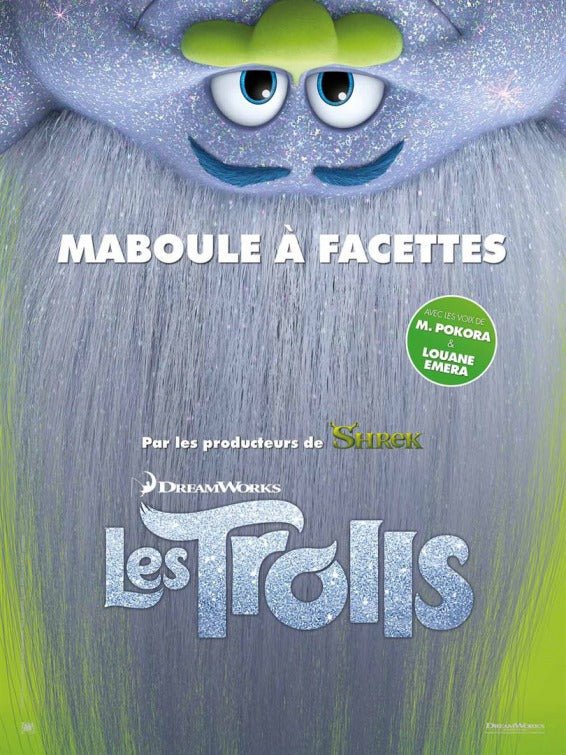 1000 piece jigsaw puzzle for the movie poster: Trolls (2016) ver11