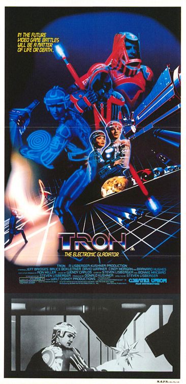 the movie poster: Tron (1982) ver3
