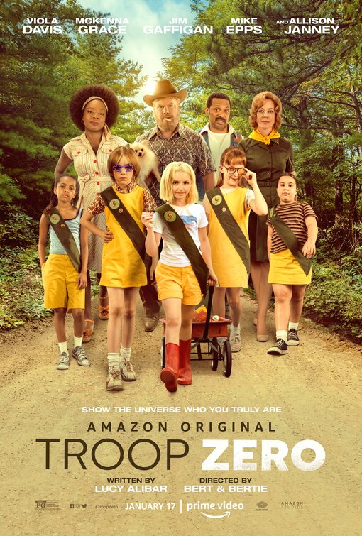 1000 piece jigsaw puzzle for the movie poster: Troop Zero (2019) ver2