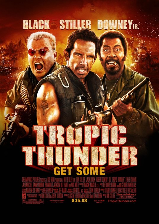 the movie poster: Tropic Thunder (2008) ver4