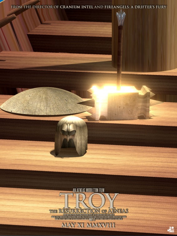 1000 piece jigsaw puzzle for the movie poster: Troy: The Resurrection of Aeneas (2018) ver6