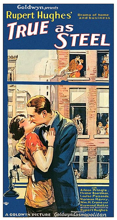 the movie poster: True As Steel (1924)