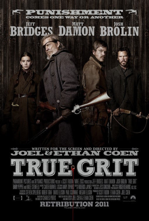 1000 piece jigsaw puzzle for the movie poster: True Grit (2010) ver7