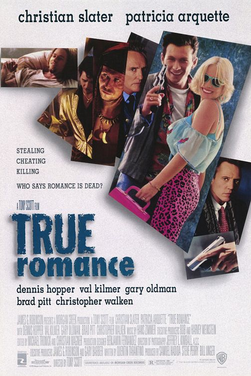 the movie poster: True Romance (1993) ver1