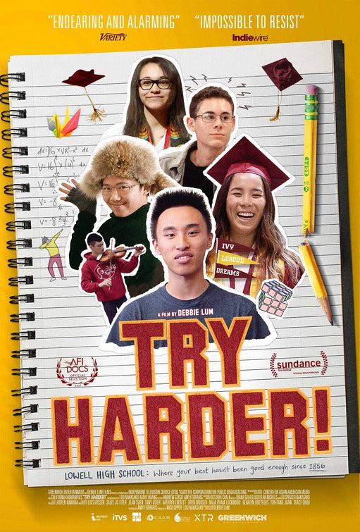 1000 piece jigsaw puzzle for the movie poster: Try Harder! (2021)