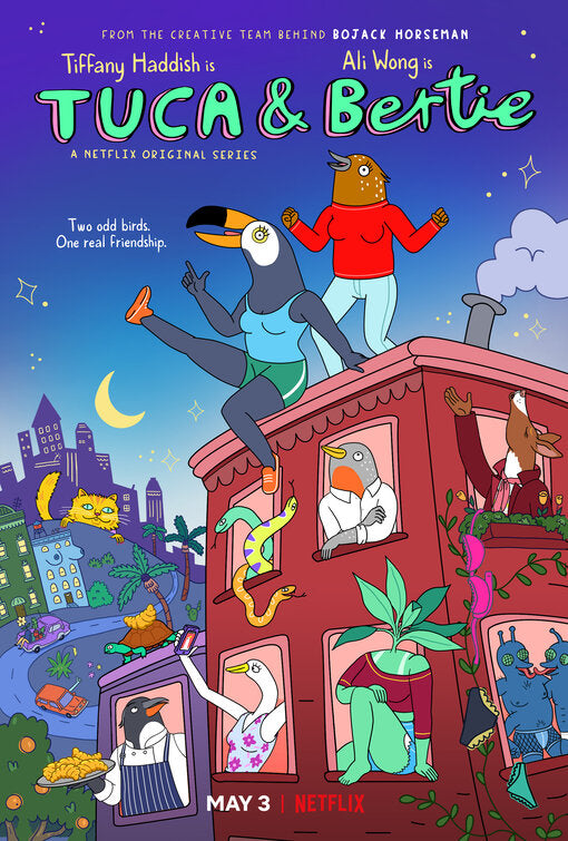 1000 piece jigsaw puzzle for tv poster: Tuca & Bertie