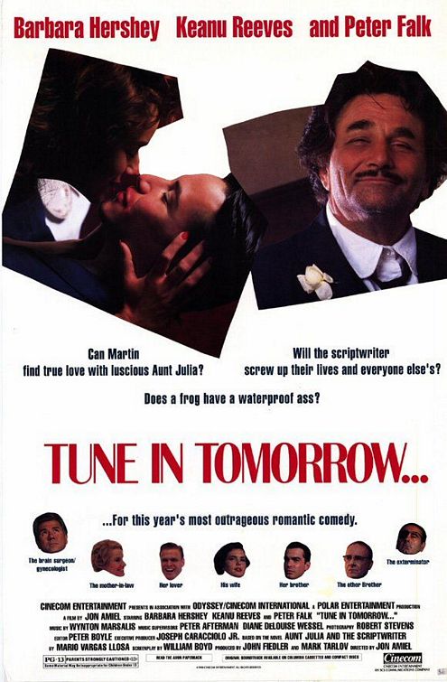 the movie poster: Tune in Tomorrow? (1990)