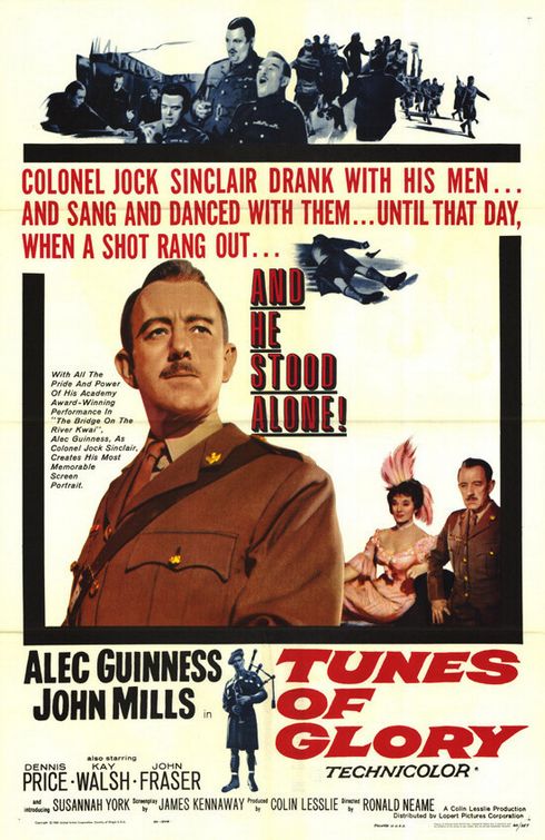 the movie poster: Tunes of Glory (1960)