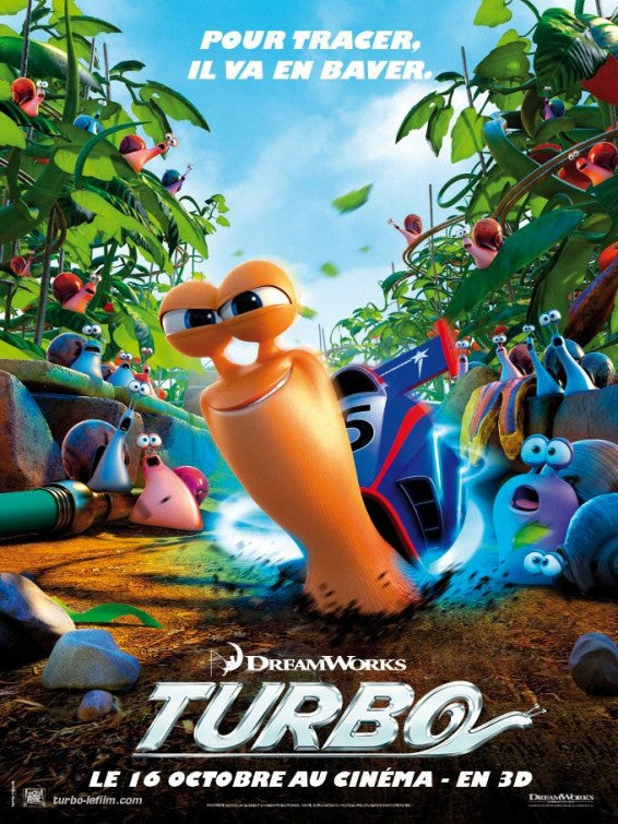 1000 piece jigsaw puzzle for the movie poster: Turbo (2013) ver12