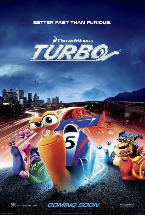 1000 piece jigsaw puzzle for the movie poster: Turbo (2013) ver2