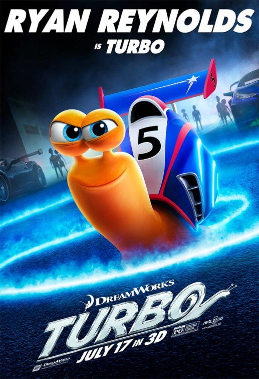 1000 piece jigsaw puzzle for the movie poster: Turbo (2013) ver9