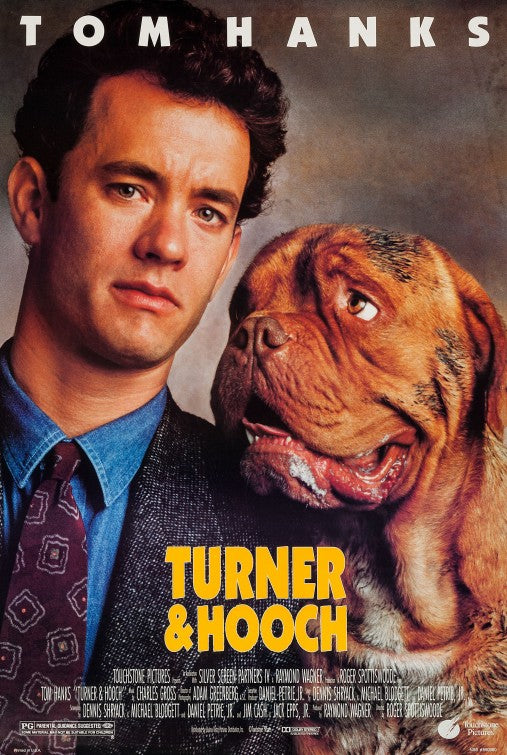the movie poster: Turner & Hooch (1989)