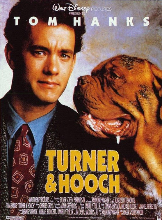 1000 piece jigsaw puzzle for the movie poster: Turner & Hooch (1989) ver2