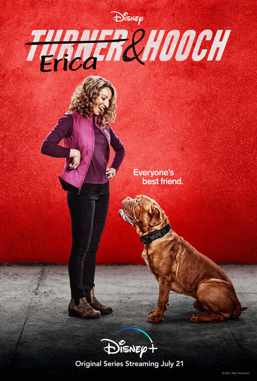 1000 piece jigsaw puzzle for tv poster: Turner & Hooch, ver7