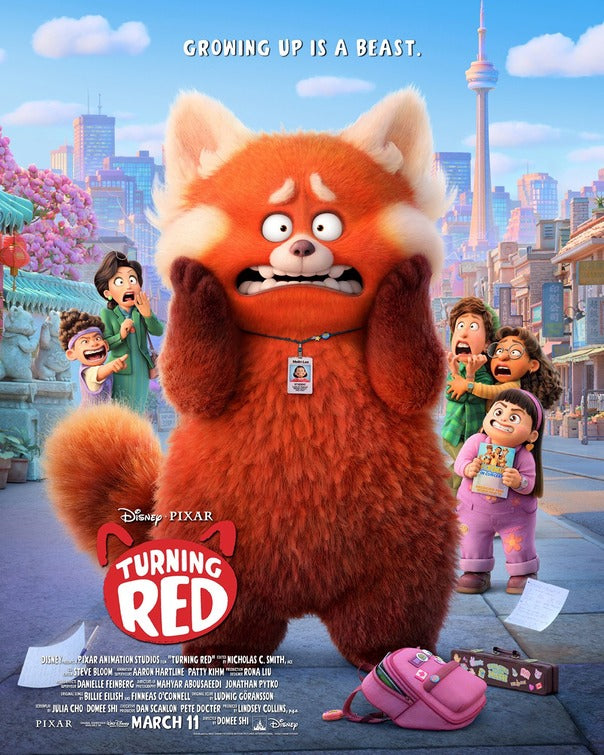 1000 piece jigsaw puzzle for the movie poster: Turning Red (2022) ver3