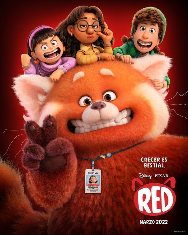 1000 piece jigsaw puzzle for the movie poster: Turning Red (2022) ver4