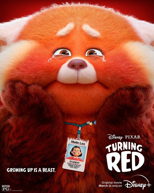 1000 piece jigsaw puzzle for the movie poster: Turning Red (2022) ver6