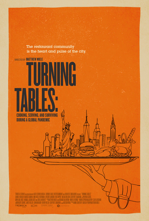1000 piece jigsaw puzzle for the movie poster: Turning Tables: Cooking, Serving, and Surviving in a Global Pandemic (2021)