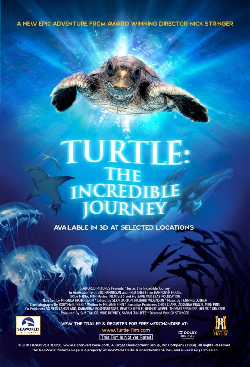 1000 piece jigsaw puzzle for the movie poster: Turtle: The Incredible Journey (2011) ver2