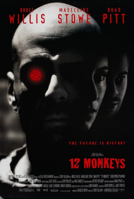 the movie poster: 12 Monkeys (1995) ver2