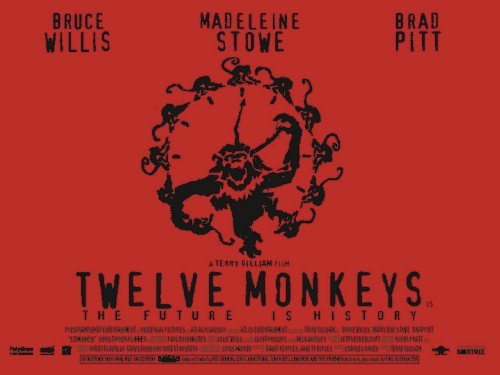 1000 piece jigsaw puzzle for the movie poster: 12 Monkeys (1995) ver4