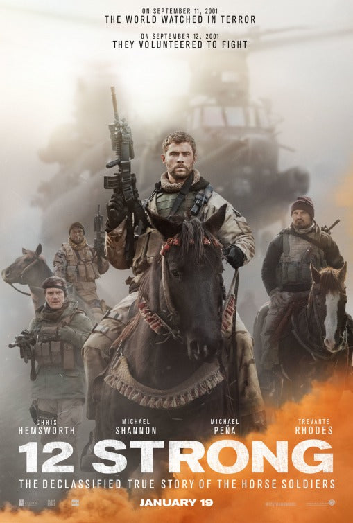 1000 piece jigsaw puzzle for the movie poster: 12 Strong (2018)