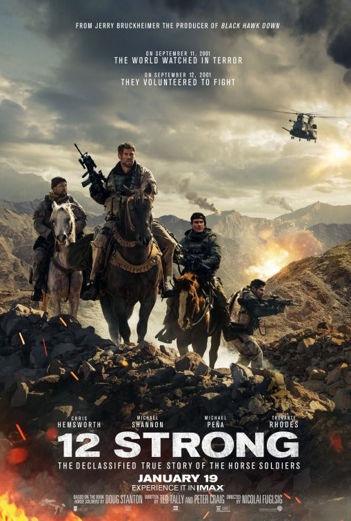 1000 piece jigsaw puzzle for the movie poster: 12 Strong (2018) ver2