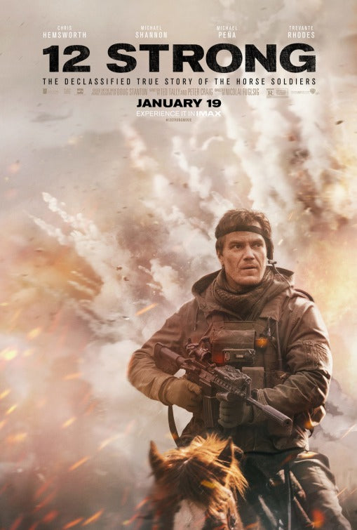 1000 piece jigsaw puzzle for the movie poster: 12 Strong (2018) ver4