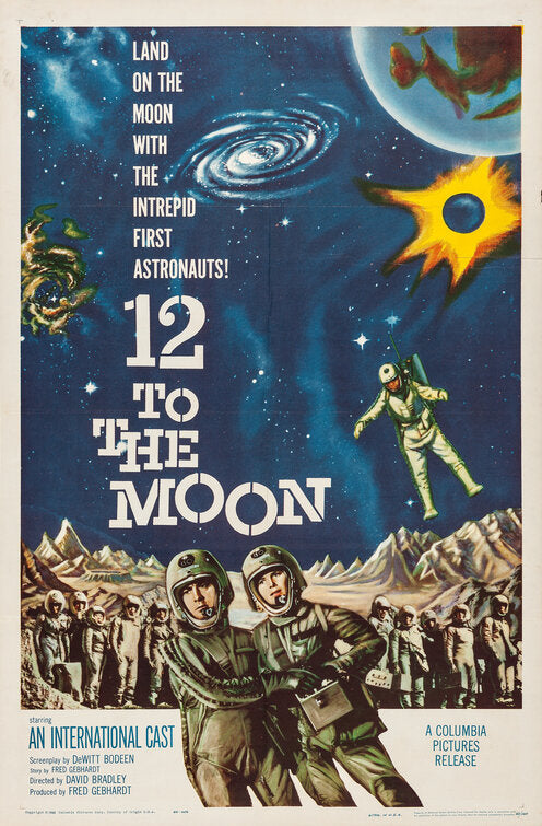 the movie poster: 12 to the Moon (1960)