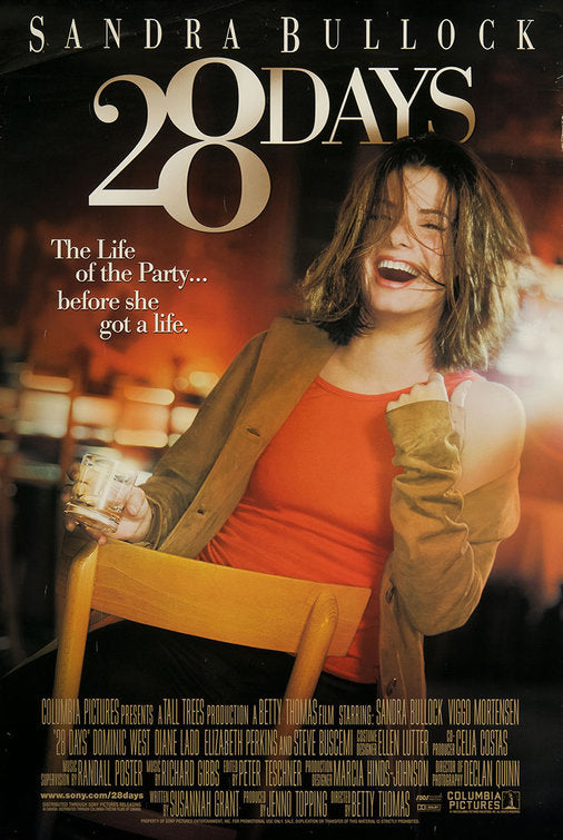 the movie poster: 28 Days (2000)