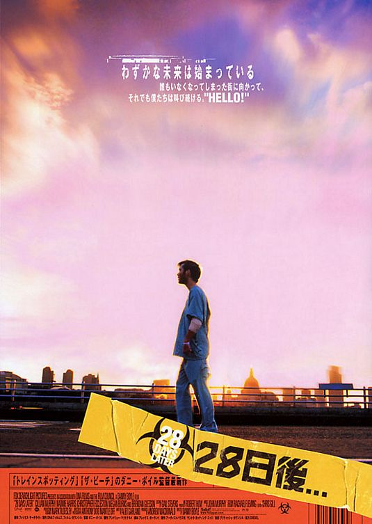 the movie poster: 28 Days Later (2003) ver3