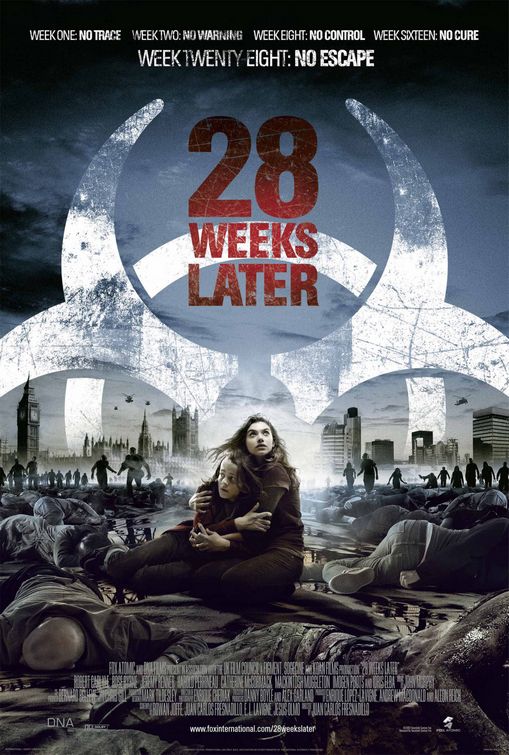 the movie poster: 28 Weeks Later (2007) ver2