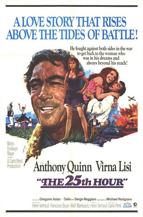 the movie poster: The 25th Hour (1967)