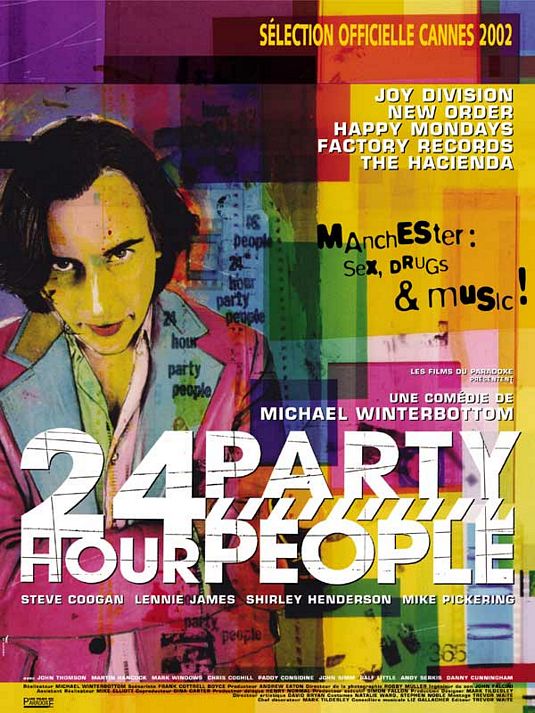 the movie poster: 24 Hour Party People (2002) ver2